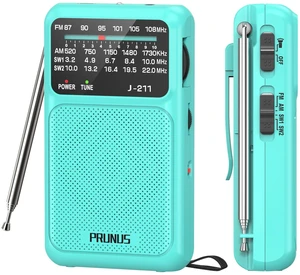 J211 Portable Radio AM FM, USB C Charging and AA Battery Operated Excellent Reception& Clear Speaker, Headphone Jack, Back Clip, Lanyard, Transistor Radio, Small Radios Portable AM FM J211 Portable Radio AM FM, USB C Charging and AA Battery Operated Excellent Reception& Clear Speaker, Headphone Jack, Back Clip, Lanyard, Transistor Radio, Small Radios Portable AM FM