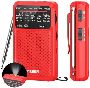 J211 Portable Radio AM FM, USB C Charging and AA Battery Operated Excellent Reception& Clear Speaker, Headphone Jack, Back Clip, Lanyard, Transistor Radio, Small Radios Portable AM FM J211 Portable Radio AM FM, USB C Charging and AA Battery Operated Excellent Reception& Clear Speaker, Headphone Jack, Back Clip, Lanyard, Transistor Radio, Small Radios Portable AM FM