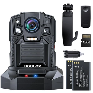 D7 4K Body Camera, 128GB IP67 Waterproof, 2 * 1950mAh Batteries Wide Angle, charging dock, audio/video recording, 170° lens and night vision for security and law enforcement D7 4K Body Camera, 128GB IP67 Waterproof, 2 * 1950mAh Batteries Wide Angle, charging dock, audio/video recording, 170° lens and night vision for security and law enforcement