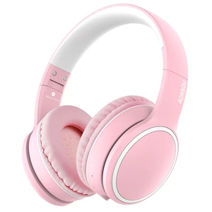 B10 Wireless Over-Ear Headphones, Lightweight Folding Stereo Bass Bluetooth Headset with Mic, 50H Playtime, Volume Control, Bluetooth 5.3 Headphones for iPad/Travel/Tablet/PC (Pink) B10 Wireless Over-Ear Headphones, Lightweight Folding Stereo Bass Bluetooth Headset with Mic, 50H Playtime, Volume Control, Bluetooth 5.3 Headphones for iPad/Travel/Tablet/PC (Pink)