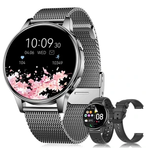 1.27" HD Touchscreen Smartwatch with Bluetooth Call & Text Notification, 130+ Sport Modes, IP68 Waterproof Fitness Tracker with Heart Rate/Sleep Monitor, Black 1.27" HD Touchscreen Smartwatch with Bluetooth Call & Text Notification, 130+ Sport Modes, IP68 Waterproof Fitness Tracker with Heart Rate/Sleep Monitor, Black