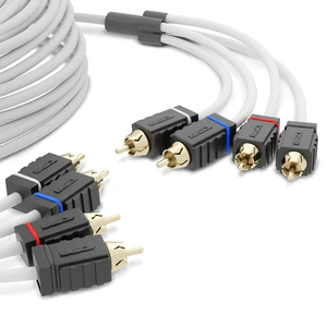 MOFCR-25FT 4 Channels OFC Marine RCA Audio Stereo Cable - 25 Feet MOFCR-25FT 4 Channels OFC Marine RCA Audio Stereo Cable - 25 Feet