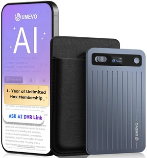 UMEVO Note Plus AI Voice Recorder Unlimited Transcribe & Summarize AI Note Taking Device 64GB with Case, App Control, 140 Languages for Calls, Lectures, Meetings, Interviews(Blue) UMEVO Note Plus AI Voice Recorder Unlimited Transcribe & Summarize AI Note Taking Device 64GB with Case, App Control, 140 Languages for Calls, Lectures, Meetings, Interviews(Blue)