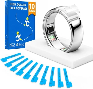 10-Pack Ultra Thin TPU Ring Protector Film for Oura Ring 5 Size 11 Clear TPU protector film for Oura Ring 5 helps reduce daily scuffs, preserves the original look, and stays on while charging 10-Pack Ultra Thin TPU Ring Protector Film for Oura Ring 5 Size 11 Clear TPU protector film for Oura Ring 5 helps reduce daily scuffs, preserves the original look, and stays on while charging