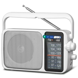 AM FM Radio Portable Battery Operated or AC Power Headphone Jack Classic retro design,great reception,big speaker,large tuning knob,ideal gift for elders,home decoration & daily listening AM FM Radio Portable Battery Operated or AC Power Headphone Jack Classic retro design,great reception,big speaker,large tuning knob,ideal gift for elders,home decoration & daily listening