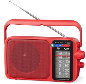 AM FM Radio Portable Battery Operated or AC Power Headphone Jack Classic retro design,great reception,big speaker,large tuning knob,ideal gift for elders,home decoration & daily listening AM FM Radio Portable Battery Operated or AC Power Headphone Jack Classic retro design,great reception,big speaker,large tuning knob,ideal gift for elders,home decoration & daily listening