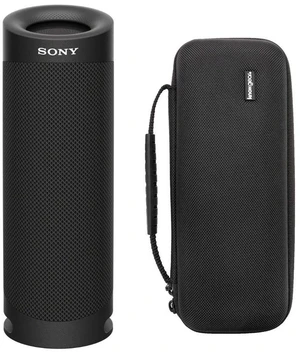 SRSXB23 Extra BASS Bluetooth Waterproof Speaker Bundle (Black) Travel, Case Bundle - Compact, Design, Up to 12 Hours of Playtime, (2 items) SRSXB23 Extra BASS Bluetooth Waterproof Speaker Bundle (Black) Travel, Case Bundle - Compact, Design, Up to 12 Hours of Playtime, (2 items)