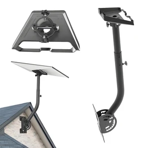 Heavy-Duty Starlink Gen 3 Wall & Roof Mount Kit, Iron Grey 180° Adjustable Pole Bracket, Reinforced Pivot Base, Alloy Adapter, Universal Antenna Installation Heavy-Duty Starlink Gen 3 Wall & Roof Mount Kit, Iron Grey 180° Adjustable Pole Bracket, Reinforced Pivot Base, Alloy Adapter, Universal Antenna Installation