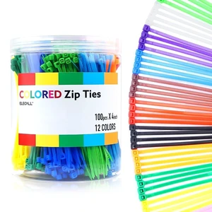 1200pcs Small Colored Zip Ties 12 Colors 4 Inch Multicolor Zip Ties Assorted Color Cable Ties for Marking Chickens Legs or Deco Mesh Wreath Supplies 1200pcs Small Colored Zip Ties 12 Colors 4 Inch Multicolor Zip Ties Assorted Color Cable Ties for Marking Chickens Legs or Deco Mesh Wreath Supplies