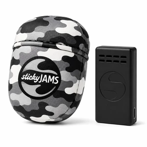 Wrestling Speaker with Headgear Pouch, Bluetooth Audio for Wrestling Practice, Warm-Ups and Training, Compact Rechargeable Wireless Speaker, 4+ Hour Battery, Camo Wrestling Speaker with Headgear Pouch, Bluetooth Audio for Wrestling Practice, Warm-Ups and Training, Compact Rechargeable Wireless Speaker, 4+ Hour Battery, Camo