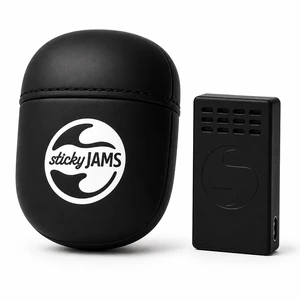 Wrestling Speaker with Headgear Pouch, Bluetooth Audio for Wrestling Practice, Warm-Ups and Training, Compact Rechargeable Wireless Speaker, 4+ Hour Battery, Black Wrestling Speaker with Headgear Pouch, Bluetooth Audio for Wrestling Practice, Warm-Ups and Training, Compact Rechargeable Wireless Speaker, 4+ Hour Battery, Black
