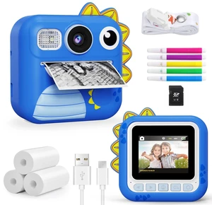 Kids Camera Instant Print, Toddler Cameras Christmas Birthday Gifts for Boys Age 3-12, Digital Video Instant Printer Camera for Kids, Toys for Ages 5-7 Boys (Blue) Kids Camera Instant Print, Toddler Cameras Christmas Birthday Gifts for Boys Age 3-12, Digital Video Instant Printer Camera for Kids, Toys for Ages 5-7 Boys (Blue)