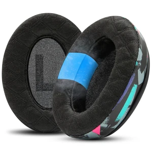 Freeze Cloud - Angled Cooling Gel Earpads for HyperX Cloud Series Made by Wicked Cushions Extreme Comfort, New Freeze V2 Cooling Fabric, Extra Thick 90's Black Freeze Cloud - Angled Cooling Gel Earpads for HyperX Cloud Series Made by Wicked Cushions Extreme Comfort, New Freeze V2 Cooling Fabric, Extra Thick 90's Black