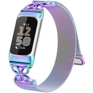 Metal Bands Compatible with Fitbit Charge 6/ Charge 5 Bands for Women Men, Stylish Cute Adjustable Breathable Watch Bracelet Sport Watch Strap Replacement Wristbands for Charge 6/Charge 5 Band Metal Bands Compatible with Fitbit Charge 6/ Charge 5 Bands for Women Men, Stylish Cute Adjustable Breathable Watch Bracelet Sport Watch Strap Replacement Wristbands for Charge 6/Charge 5 Band
