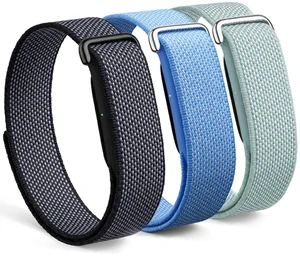 3 Pack Nylon Replacement Bands Compatible with Google Fitbit Air Soft Breathable Sport Wristband, Lightweight Micro-Adjustable Hook-and-Loop Strap for Gym Workout, Women Men 3 Pack Nylon Replacement Bands Compatible with Google Fitbit Air Soft Breathable Sport Wristband, Lightweight Micro-Adjustable Hook-and-Loop Strap for Gym Workout, Women Men