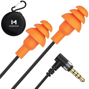 Wired Work Headphones, 3.5mm Earplug Headphones for Ear Protection Looks Like Safety Earplugs, 29dB Noise Reduction, Reinforced 3.5mm Cable for Mowing, Construction & Industrial Work Wired Work Headphones, 3.5mm Earplug Headphones for Ear Protection Looks Like Safety Earplugs, 29dB Noise Reduction, Reinforced 3.5mm Cable for Mowing, Construction & Industrial Work