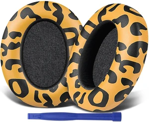 Earpads Cushions Replacement for Sony WH-XB910 XB910N Extra Bass Noise Cancelling Headphones, for Sony WHXB910N Headset, Ear Pads with Soft Protein Leather, Noise Isolation Foam - TigerStripes Earpads Cushions Replacement for Sony WH-XB910 XB910N Extra Bass Noise Cancelling Headphones, for Sony WHXB910N Headset, Ear Pads with Soft Protein Leather, Noise Isolation Foam - TigerStripes