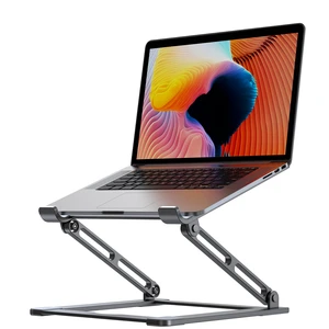Laptop Stand for Desk - Adjustable Laptop Holder, Portable Laptop Riser with Multi-Angle Height Adjustable Computer Stand for MacBook Air/Pro and More Notebooks 10-17.3" - Grey Laptop Stand for Desk - Adjustable Laptop Holder, Portable Laptop Riser with Multi-Angle Height Adjustable Computer Stand for MacBook Air/Pro and More Notebooks 10-17.3" - Grey