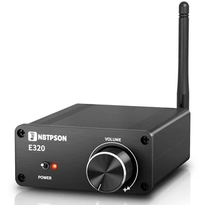 Bluetooth Stereo Amplifier, 50W x 2 Mini Class D Power Amplifier Receiver for Passive Speakers, 2 Channel Home Audio Amp with Bluetooth, for Bookshelf, Ceiling, Garage, Patio-TPA3116 Chips Bluetooth Stereo Amplifier, 50W x 2 Mini Class D Power Amplifier Receiver for Passive Speakers, 2 Channel Home Audio Amp with Bluetooth, for Bookshelf, Ceiling, Garage, Patio-TPA3116 Chips