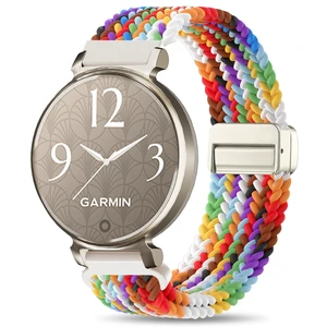 Braid Nylon Bands Compatible with Garmin Lily 2, Magnetic 14mm Stretchy Nylon Soft Loop Straps Quick Release Replacement Adjustable Wristband for Lily 2 Classic/Active Smart Watch Accessory for Women Braid Nylon Bands Compatible with Garmin Lily 2, Magnetic 14mm Stretchy Nylon Soft Loop Straps Quick Release Replacement Adjustable Wristband for Lily 2 Classic/Active Smart Watch Accessory for Women