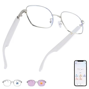Bluetooth Smart Glasses, Real-Time Translation 169 Languages Photochromic Lenses, Open-Ear Audio, Hands-Free Calls Music, Touch Control, Voice Assistant, Lightweight Women Travel Work Bluetooth Smart Glasses, Real-Time Translation 169 Languages Photochromic Lenses, Open-Ear Audio, Hands-Free Calls Music, Touch Control, Voice Assistant, Lightweight Women Travel Work