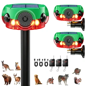 Outdoor Motion Sensor Alarm Barking Dog Alarm 360°Detection Supports Voice Recording, Adjustable Volume, 120dB Motion Activated Alarm for Home, Garden, Yard, Farm 3 Pack Outdoor Motion Sensor Alarm Barking Dog Alarm 360°Detection Supports Voice Recording, Adjustable Volume, 120dB Motion Activated Alarm for Home, Garden, Yard, Farm 3 Pack