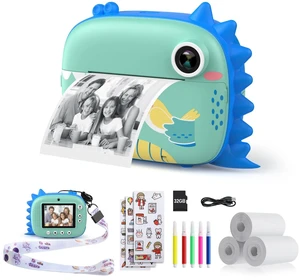 Kids Camera Instant Print, Selfie Digital Camara for Kids with Print Paper & 32G Card, 2.5K Video & Instant Print Camera with Color Pens for DIY, Fun Gift for Girls Boys 3-12 Years Old (Blue) Kids Camera Instant Print, Selfie Digital Camara for Kids with Print Paper & 32G Card, 2.5K Video & Instant Print Camera with Color Pens for DIY, Fun Gift for Girls Boys 3-12 Years Old (Blue)