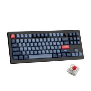 V3 Max TKL Wireless QMK Mechanical Keyboard, 2.4 GHz & Bluetooth 87 Keys Hot-Swappable Gateron Red Switch, PBT Keycaps, Custom RGB Backlight, USB-C Wired, Mac Windows Linux Compatible V3 Max TKL Wireless QMK Mechanical Keyboard, 2.4 GHz & Bluetooth 87 Keys Hot-Swappable Gateron Red Switch, PBT Keycaps, Custom RGB Backlight, USB-C Wired, Mac Windows Linux Compatible