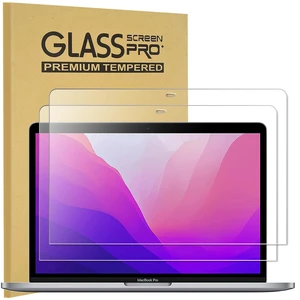 2 Pack Tempered Glass Screen Protector for MacBook Pro 13-Inch (2016-2022) M1 M2 MacBook Air 13-Inch (2021-2018) M1, Ultra Clear, Anti Scratch, Bubble Free 2 Pack Tempered Glass Screen Protector for MacBook Pro 13-Inch (2016-2022) M1 M2 MacBook Air 13-Inch (2021-2018) M1, Ultra Clear, Anti Scratch, Bubble Free