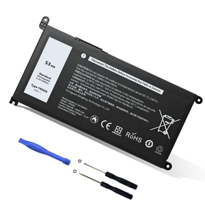 Upgraded 53Wh YRDD6 Battery for Dell Inspiron 15 3000 5000 Series Fit 15 3583 3593 3582 3584 5593 5594 5598 5585 5590, 14 3493 5482 5485 5493, Vostro 5481 1VX1H, and More Upgraded 53Wh YRDD6 Battery for Dell Inspiron 15 3000 5000 Series Fit 15 3583 3593 3582 3584 5593 5594 5598 5585 5590, 14 3493 5482 5485 5493, Vostro 5481 1VX1H, and More