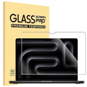 Screen Protector for MacBook Pro 14 Inch (2021-2026, M1-M5, Pro, Max) Tempered Glass Screen Protector 9H Hardness Anti-Fingerprint Screen Protector for MacBook Pro 14 Inch (2021-2026, M1-M5, Pro, Max) Tempered Glass Screen Protector 9H Hardness Anti-Fingerprint