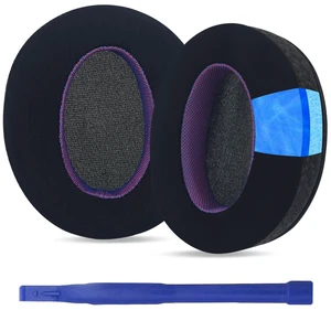 Cooling Ear Pads for Sony WH-CH720N WH-CH710N, Black Purple Style Upgraded Cooling Gel Headphone Earpads for Sony WH-XB900N WH-CH700N, Comfort Foam Added Thickness, Special Edition Cooling Ear Pads for Sony WH-CH720N WH-CH710N, Black Purple Style Upgraded Cooling Gel Headphone Earpads for Sony WH-XB900N WH-CH700N, Comfort Foam Added Thickness, Special Edition