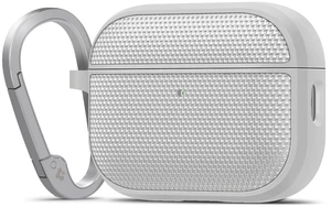 Classic Fit Designed for AirPods Pro 3 Case (2025) Premium Fabric with Inner Suede Lining, Carabiner Included, Wireless Charging Compatible - Heather Gray Classic Fit Designed for AirPods Pro 3 Case (2025) Premium Fabric with Inner Suede Lining, Carabiner Included, Wireless Charging Compatible - Heather Gray