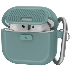 AirPods 5 Case & AirPods 4 Case, Button Lock One-Piece Cover Compatible with AirPods 5 (2026) & 4 (2024), Anti-Drop Silicone Case with Carabiner, Easy Open /Close, Pine Green AirPods 5 Case & AirPods 4 Case, Button Lock One-Piece Cover Compatible with AirPods 5 (2026) & 4 (2024), Anti-Drop Silicone Case with Carabiner, Easy Open /Close, Pine Green
