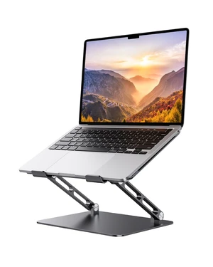 Adjustable Aluminum Laptop Stand for MacBook Air Pro Neo 10-17.3'' Computer Stand for Desk, Ergonomic Riser, Foldable Portable Notebook Holder for Dell/HP/Lenovo Office Home College Adjustable Aluminum Laptop Stand for MacBook Air Pro Neo 10-17.3'' Computer Stand for Desk, Ergonomic Riser, Foldable Portable Notebook Holder for Dell/HP/Lenovo Office Home College