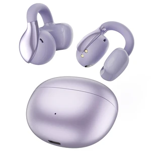 Open Ear AC225 Headphones, Bluetooth 6.0 Wireless Earbuds, Stereo Sound, Lightweight Comfort Clip-On Earbuds with ENC Mic for Clear Calls, 36H Playtime, Touch Control, IPX6 Waterproof, Purple Open Ear AC225 Headphones, Bluetooth 6.0 Wireless Earbuds, Stereo Sound, Lightweight Comfort Clip-On Earbuds with ENC Mic for Clear Calls, 36H Playtime, Touch Control, IPX6 Waterproof, Purple