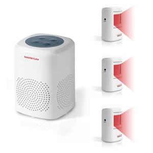 Dog Barking Alarm Motion Detector Outdoor Pir Human Body Motion Sensor Alarm Electronic Alarm Motion Activated Home Security (3 Detectors+ 1 Receiver) Dog Barking Alarm Motion Detector Outdoor Pir Human Body Motion Sensor Alarm Electronic Alarm Motion Activated Home Security (3 Detectors+ 1 Receiver)