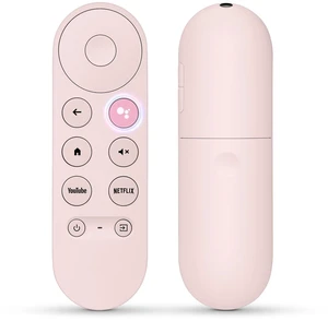 Voice Replacement for Google Chromecast Remotefor Google TV Remote Control & Google TV StreamerPink Voice Replacement for Google Chromecast Remotefor Google TV Remote Control & Google TV StreamerPink