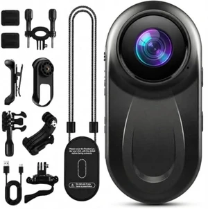 Mini Body Camera 1080P, 512G Thumb Action Camera, Tiny Size, Mount Anywhere, Portable Sports Cam with Magnetic & 360° Clip, Hands-Free Recording for Motorcycle/Sports/Pet/Bike (SD Card Not Included) Mini Body Camera 1080P, 512G Thumb Action Camera, Tiny Size, Mount Anywhere, Portable Sports Cam with Magnetic & 360° Clip, Hands-Free Recording for Motorcycle/Sports/Pet/Bike (SD Card Not Included)