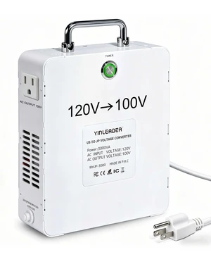 3000W Convert 120V to 100V Step Down Voltage Transformer Perfect for Japanese High-Power Devices in US(White) 3000W Convert 120V to 100V Step Down Voltage Transformer Perfect for Japanese High-Power Devices in US(White)