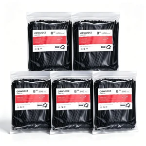 Cable Zip Ties, 8 Inch Black 3000 Pcs Nylon 66 Self-Locking 40 Lbs Tensile Strength, UV Resistant, Durable, for Industrial Outdoor Home Electrical Wire Management Cable Zip Ties, 8 Inch Black 3000 Pcs Nylon 66 Self-Locking 40 Lbs Tensile Strength, UV Resistant, Durable, for Industrial Outdoor Home Electrical Wire Management