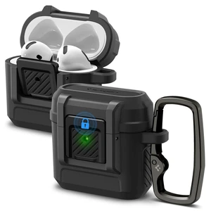 Lock Fit for AirPods 5 / AirPods 4 Case (2026/2024) with Lock Secure Locking Clip, Dual-Layer Protection, Included Carabiner, Wireless Charging Compatible - Matte Black Lock Fit for AirPods 5 / AirPods 4 Case (2026/2024) with Lock Secure Locking Clip, Dual-Layer Protection, Included Carabiner, Wireless Charging Compatible - Matte Black