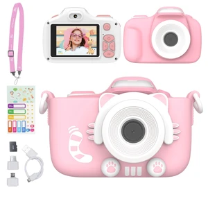 Kids Digital Camera 16MP 1080P with Selfie Lens, LED Flash shockproof case, camera 3 for small hands, macro lens, MicroSD included, travel activity, birthday gift for ages 3-12 girls Kids Digital Camera 16MP 1080P with Selfie Lens, LED Flash shockproof case, camera 3 for small hands, macro lens, MicroSD included, travel activity, birthday gift for ages 3-12 girls