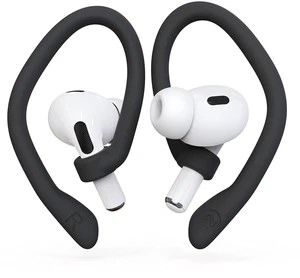 Ear Hooks 2 Pairs for AirPods Pro 2 & 1, AirPods 4 & 3, Anti-Slip Comfortable Fit, Ergonomic Design, Accessories (Medium, Black) Ear Hooks 2 Pairs for AirPods Pro 2 & 1, AirPods 4 & 3, Anti-Slip Comfortable Fit, Ergonomic Design, Accessories (Medium, Black)