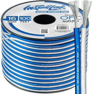16 AWG Gauge (Tinned OFC) Marine Speaker Wire (100 Feet) 16/2 Tinned Oxygen Free Copper Speaker Cable, 2-Conductor, for Boat, Watercraft, RV, Off-Road, Car Audio Amp or Home Theater 16 AWG Gauge (Tinned OFC) Marine Speaker Wire (100 Feet) 16/2 Tinned Oxygen Free Copper Speaker Cable, 2-Conductor, for Boat, Watercraft, RV, Off-Road, Car Audio Amp or Home Theater