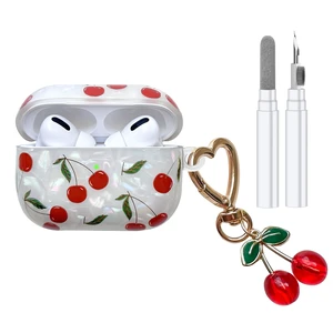Compatible with AirPods Pro 2 Case, Cute Pretty Aesthetic AirPod Pro 2 Case Cover with Cherry Keychain, Premium TPU Protective Shockproof Case for Women Girl (Cherry, for airpod pro 2nd Gen) Compatible with AirPods Pro 2 Case, Cute Pretty Aesthetic AirPod Pro 2 Case Cover with Cherry Keychain, Premium TPU Protective Shockproof Case for Women Girl (Cherry, for airpod pro 2nd Gen)