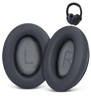 Ear Pads Replacement for Bose QC45 & QC & SE & QC Wireless - Dark Grey for QuietComfort 45 & QuietComfort SE & Quiet Comfort Wireless with Premium Protein Leather, Noise Isolation Memory Foam Ear Pads Replacement for Bose QC45 & QC & SE & QC Wireless - Dark Grey for QuietComfort 45 & QuietComfort SE & Quiet Comfort Wireless with Premium Protein Leather, Noise Isolation Memory Foam