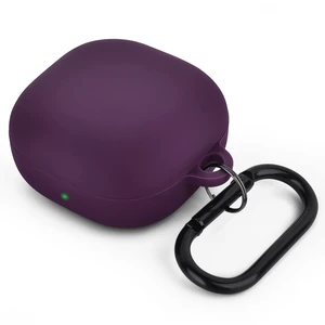 Silicone Case Compatible with Samsung Galaxy Buds 2 Pro/Galaxy Buds 2/ Galaxy Buds Pro/Galaxy Buds Live Case (Dark Purple) Silicone Case Compatible with Samsung Galaxy Buds 2 Pro/Galaxy Buds 2/ Galaxy Buds Pro/Galaxy Buds Live Case (Dark Purple)