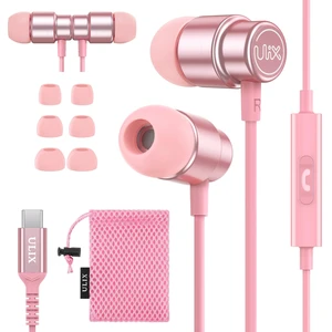 Rider USB C Headphones, Magnetic USB-C Earbuds for iPhone 17 16 15 Pro Max Plus Air Samsung Galaxy S24 S23 Ultra S22 S21 FE S20 Z Flip 3 Fold 4 A54, USB Type C Earphones - Pink Rider USB C Headphones, Magnetic USB-C Earbuds for iPhone 17 16 15 Pro Max Plus Air Samsung Galaxy S24 S23 Ultra S22 S21 FE S20 Z Flip 3 Fold 4 A54, USB Type C Earphones - Pink