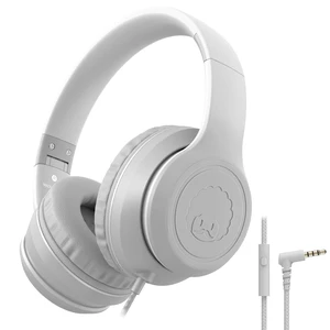 L22 Foldable Wired Headphones for Kids Girls Boys with Microphone Stereo 3.5mm Corded Head phones for School Classroom Airplane Chromebooks Computer Laptop Phones (Grey) L22 Foldable Wired Headphones for Kids Girls Boys with Microphone Stereo 3.5mm Corded Head phones for School Classroom Airplane Chromebooks Computer Laptop Phones (Grey)